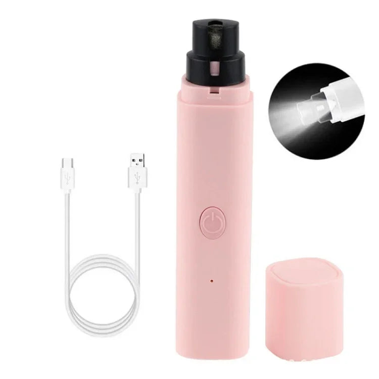 Pet Fully Automatic Nail Grinder With LED Light