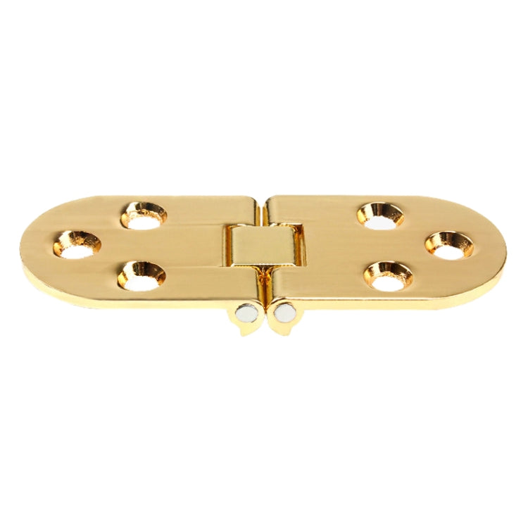 Cabinet Door Folding Hinge Thickened Zinc Alloy Half Round Table Flip Hinge, Gold, Silver, Black