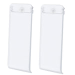 For Nintendo Switch Console 2pcs Replacement Kickstand Back Shell Holder, Transparent White, Black, White, Red, Blue