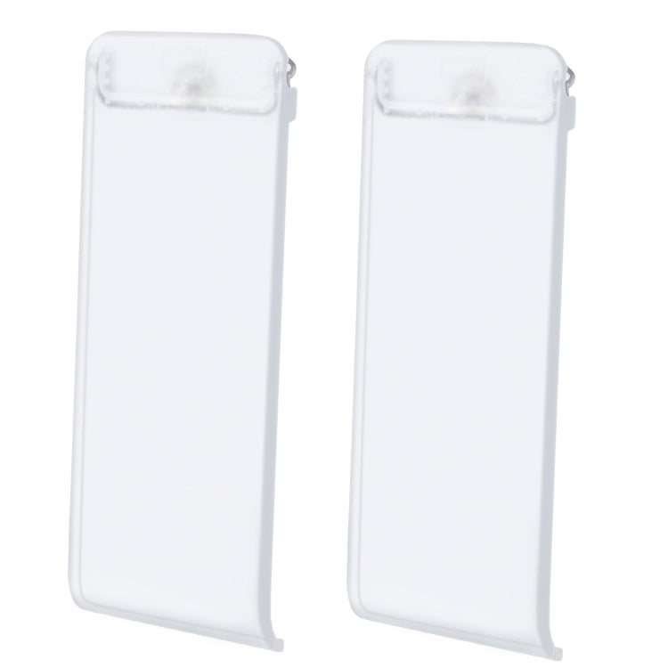 For Nintendo Switch Console 2pcs Replacement Kickstand Back Shell Holder, Transparent White, Black, White, Red, Blue