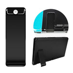 For Nintendo Switch Console 2pcs Replacement Kickstand Back Shell Holder, Transparent White, Black, White, Red, Blue
