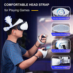 DEVASO For PlayStation VR 2 Elite Headband Non-Slip Comfortable Weight Reducing Headband, For PlayStation VR 2 ABS