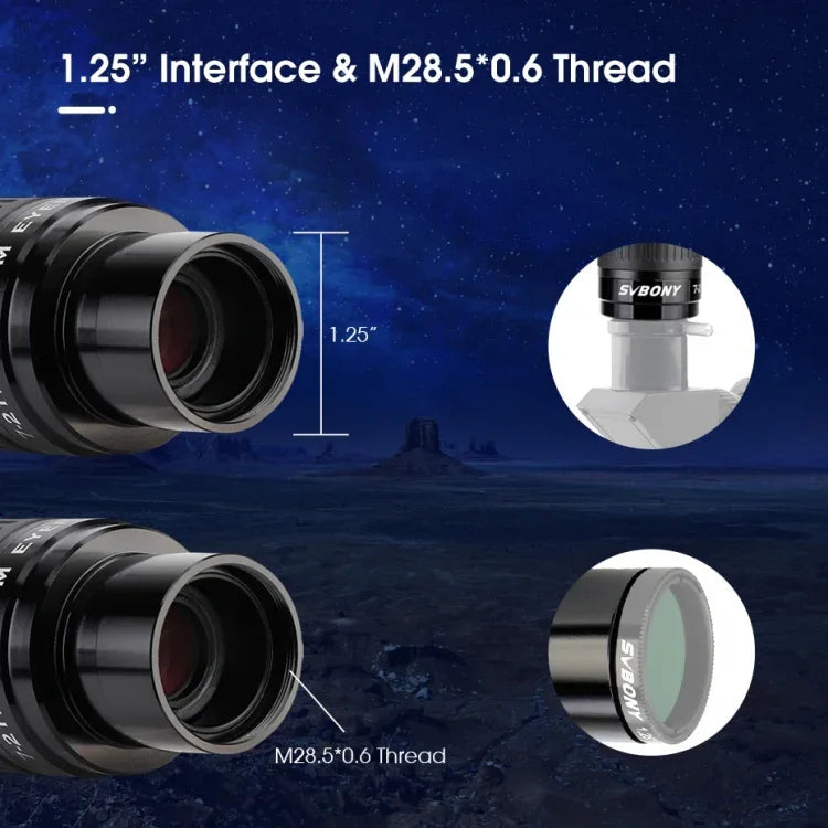 SVBONY SV135 1.25 inch 7-21mm Zoom Eyepiece, SV135