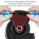 Portable Car Heater Small Fan Defogger, 12V Black, 12V Red, 24V Black, 24V Red