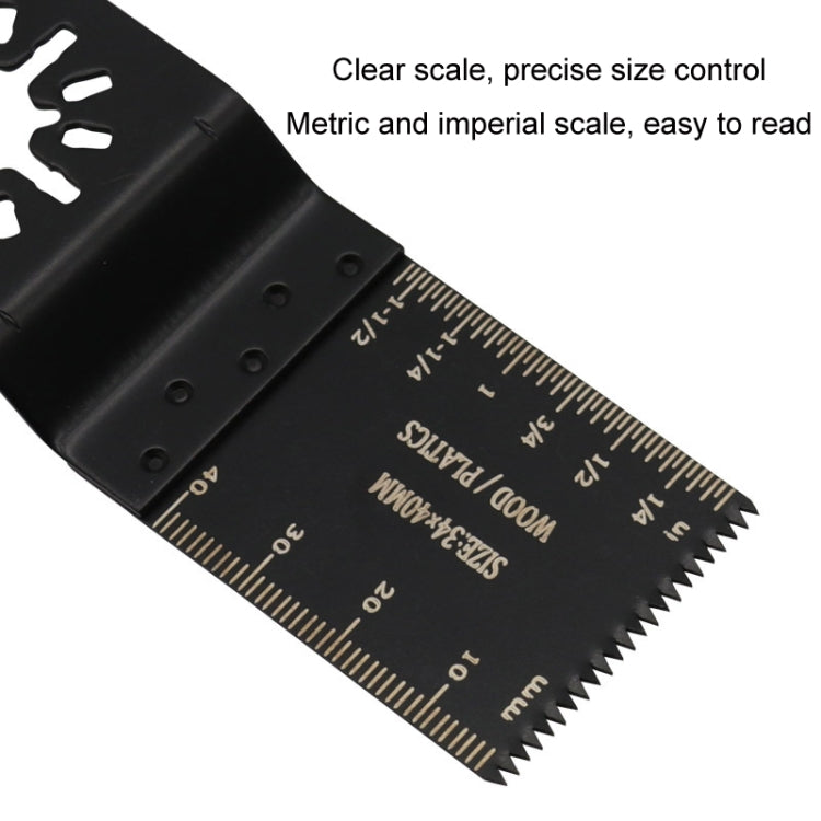 2pcs Trimmers High Carbon Steel Straight Saw Blade For Multi Tool, Small Teeth, 45mm Fine Teeth