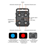 AI Intelligent Recognition Ultrasonic Bark Stopper Portable Dog Training Device Repellent, Black