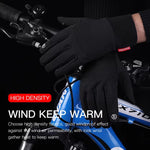 Kyncilor Waterproof Cycling Warm Gloves Two-finger Touch Screen Ultra-soft Velvet Outdoor Gloves, M, L, XL