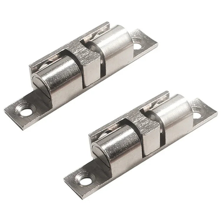 2pcs Cabinet Magnetic Spring Buckle Ball Door Sucker, Small Gold, Medium Gold, Large Gold, Extra Large Gold, Small Silver, Medium Silver, Large Silver, Extra Large Silver