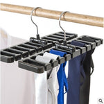 Belt Hanger Scarf Tie Rack Holder For Wardrobe Closet Storage Organizer, Small Green, Small Blue, Small Pink, Large Black, Large White, Large Coffee