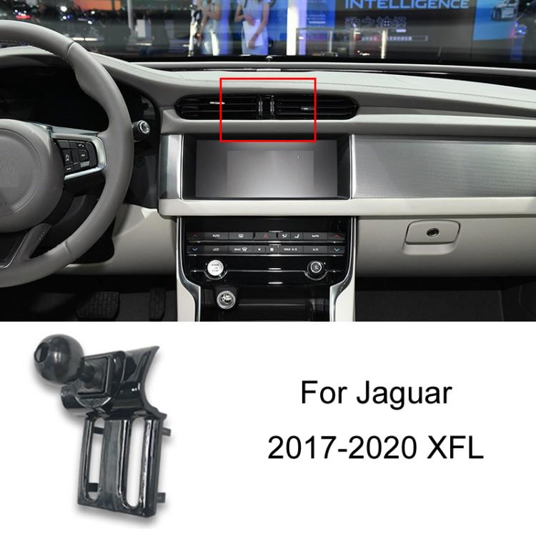 For Jaguar Left Driving Car Special Mobile Phone Navigation Bracket Base, 08-15 XF, 17-20 XFL, 18-20 XEL/15-19 XE/16-20 F-PACE, 18 E-Pace, 21-23 F-PACE/21-22 XFL