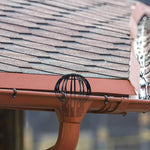 Drainage System Garden Filter Cover Eaves Leaking Pipe Dredging Funnel Protective Cover, Spherical, Vertical