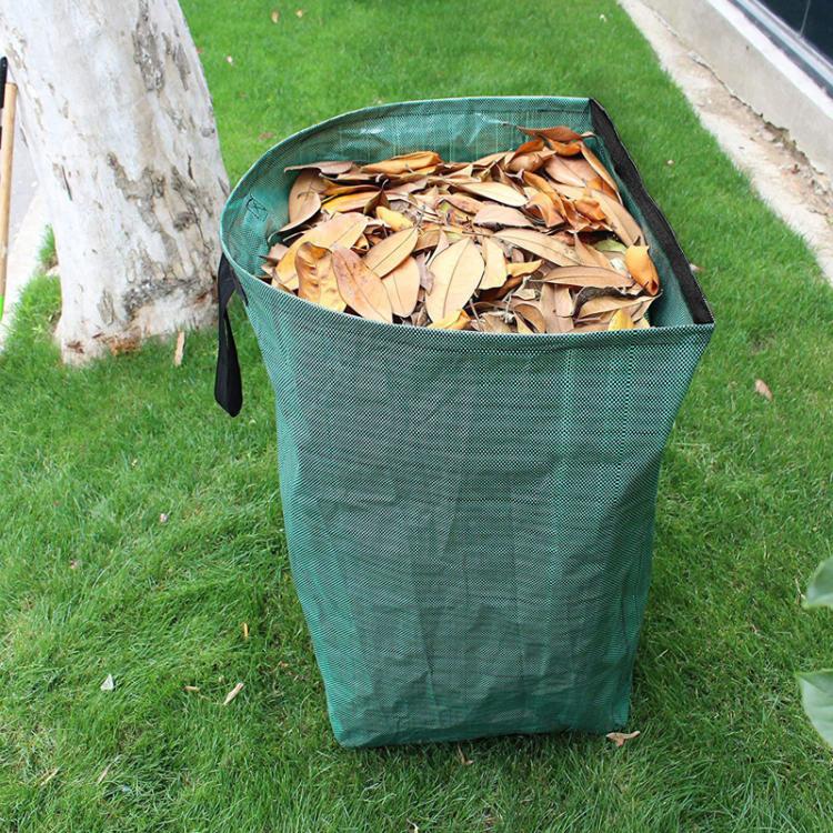 Garden Leaf Bag Organizer Large Capacity Garden Weed Cleanup Bag, 53Gallons