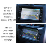 Car Navigation Display Universal Sun Visor, S, M, Carbon Pattern S, Carbon Pattern M