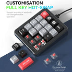 MKESPN K812 GASKET Aluminum Alloy RGB Hot-Swap Customized Wired Mini Mechanical Gaming Keyboard