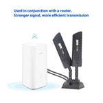 42dbi 5G Router External Antenna Outdoor Long Range WiFi Signal Coverage Booster, SMA Male Black, TS9 Black, SMA Male White, TS9 White