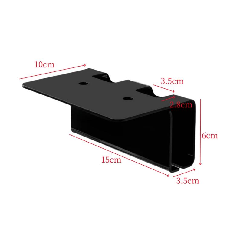 Acrylic Wall-mounted Bathroom Electric Toothbrush Holder