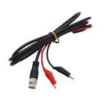 BNC Male To 2 Crocodile Clip Oscilloscope Probe Cable Q9 Signal Test Cable, 0.5m, 1m, 1.5m