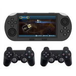 4.5-inch IPS Screen 64G Handheld Game Console Built-in 20000 Games, SF3000, SF3000 with 2 Handles