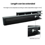 2pcs /Set Retractable Folding Microwave Oven Bracket Carbon Steel Kitchen Shelf