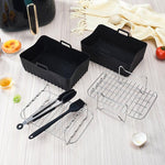 Air Fryer Accessories Set Airfryer Mold Liner Reusable Oven Grill Baking Rack, 20 In 1, 22 In 1, 25 In 1