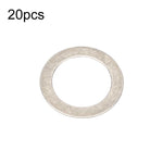 ZTTO Bicycle Pedal Stainless Steel Washer Mountain Bike Disc Protection Gasket, 20pcs