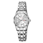 SKMEI Business Casual Watches Diamond Case Luminous Waterproof Quartz Watch, Men Silver Gold Strap Silver Dial, Men Silver Gold Strap Green Dial, Men Silver Gold Strap Black Dial, Men Silver Case Silver Dial, Men Silver Case Gray Dial                  ...