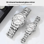 SKMEI Business Casual Watches Diamond Case Luminous Waterproof Quartz Watch, Men Silver Gold Strap Silver Dial, Men Silver Gold Strap Green Dial, Men Silver Gold Strap Black Dial, Men Silver Case Silver Dial, Men Silver Case Gray Dial                  ...