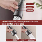Kitchen Universal Faucet Extender Sink Connector Spout Swivel Faucet Splash Guard