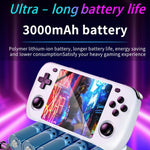 H36S 3.5 Inch IPS HD Screen Retro PSP Game Console Linux System GBA Handheld Video Game Console, 64G, 128G