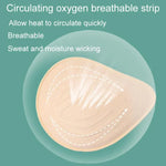 Postoperative Natural Latex Prosthetic Breasts Silicone Pellets Ultra-Light Breathable Anti-Bacterial Breast Implants, S, M, L