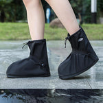 Cycling Outdoor Thick Wear-Resistant Mid-Tube Rain Boots, S 36-37, M 38-39, L 40-42, XL 43-45, XXL 46-47