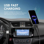 7 Inch Wired Carplay Dual Butt MP5 Player Bluetooth Big Screen Car Center Control, Standard, Standard+12 Light Camera