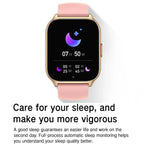 Blood Oxygen / Sleep / Heart Rate Health Monitoring Smart Watch Square Sports Double Strap Watch, Gold Steel+Silicone Pink, Black Steel+Silicone Black