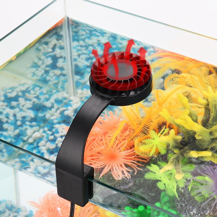 5W Blue White Aquarium LED Clip Light with 12 LEDs USB Powered Mini Fish Tank Light for Aquatic Plants, Water Grass & Small Tanks, 220V, 110V