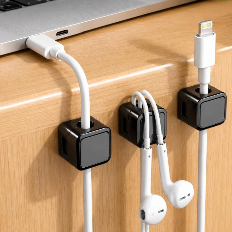 18pcs /Pack Magnetic Cable Organizer Clips Adhesive Wire Holders for Desk Management