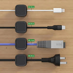 18pcs /Pack Magnetic Cable Organizer Clips Adhesive Wire Holders for Desk Management