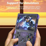 R36XX Dual-Band WiFi Handheld Game Console 3.5-Inch IPS HD Mipi Screen Open-Source Linux OS, 64G, 128G