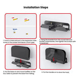 For Nintendo Switch 2 PGTECH GP-369 Game Consol Wall Mount Storage Rack With Handle Storage Hook