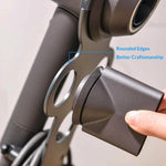 For Dyson Supersonic Hair Dryer Desktop Holder Metal Stand with Cable Organizer, Detachable Black