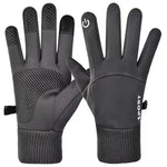 Outdoor Fleece-Lined Non-Slip Warm Cycling Touchscreen Gloves
