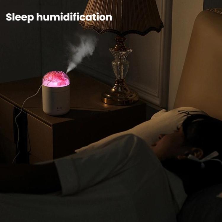 WT18 Flower Humidifier USB Desktop Office Bedroom Hydrating Atomizer