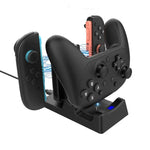 For Nintendo Switch 2 Joy-Con & Pro Controller 3-in-1 Charging Dock Storage Holder with LED Indicators, SW-3ZC028