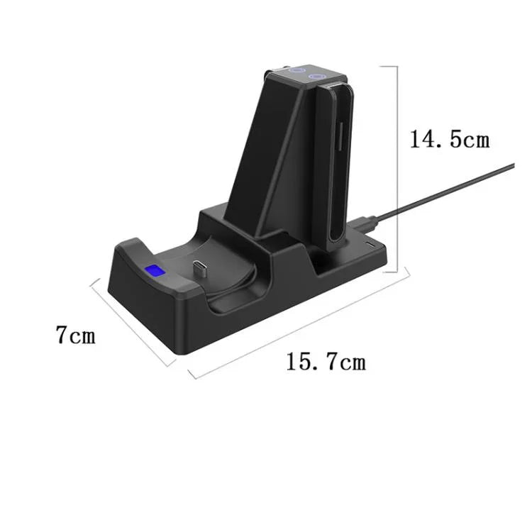 For Nintendo Switch 2 Joy-Con & Pro Controller 3-in-1 Charging Dock Storage Holder with LED Indicators, SW-3ZC028