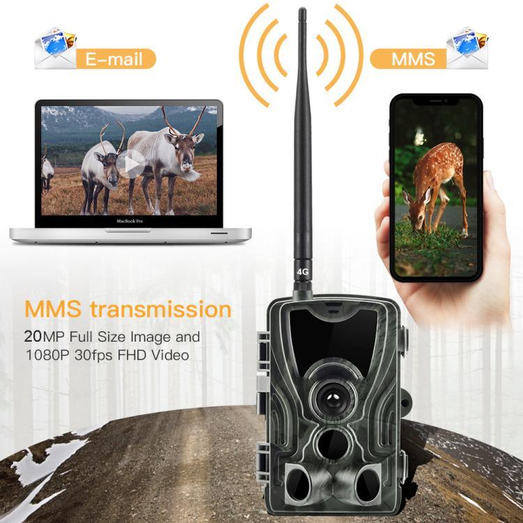 20MP 4G Message Outdoor Rain Fog Proof Infrared Tracking Hunting Camera, HC-801LTE