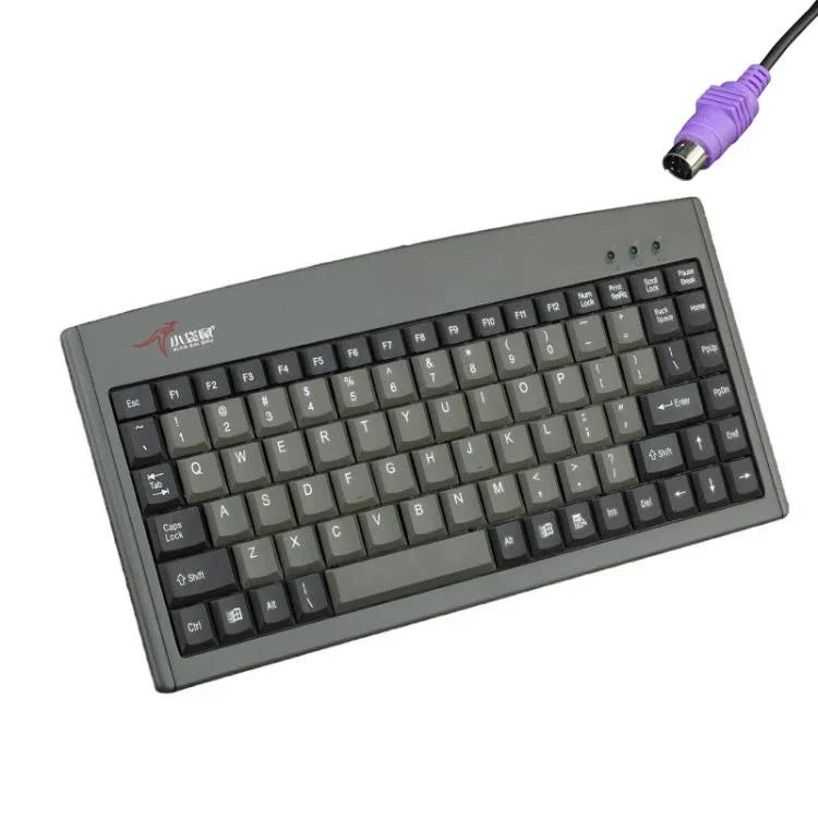 Little Kangaroo DS-3000 88 Key Wired Keyboard With Magnetic Ring Laptop Industrial Office Keyboard, PS2, USB
