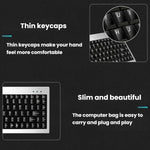Little Kangaroo DS-9821 DS-911 Laptop Industrial Wired Keyboard And Mouse Set, USB, PS2