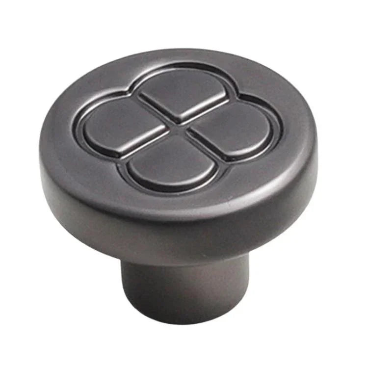 Vintage Flower Cabinet Door Handle Zinc Alloy Handle For Drawers Wardrobes, Single Hole Coffee, 96mm Coffee, 128mm Coffee, Single Hole Grey, 96mm Grey, 128mm Grey, Single Hole Brushed Copper, 96mm Brushed Copper, 128mm Brushed Copper