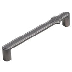 Vintage Flower Cabinet Door Handle Zinc Alloy Handle For Drawers Wardrobes, Single Hole Coffee, 96mm Coffee, 128mm Coffee, Single Hole Grey, 96mm Grey, 128mm Grey, Single Hole Brushed Copper, 96mm Brushed Copper, 128mm Brushed Copper