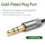 3.5mm To Dual 2.5mm Headphone Cable Audio Replacement Cable, For Sol Republic Master Tracks HD V8 V10 V12 X3, 1.2m