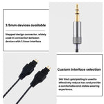 Headphone Audio Cable for Sennheiser HD414 / HD650 / HD600 / HD580 / HD660S, 2m, 1.2m
